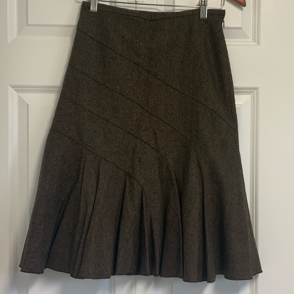 Ann Taylor size 0 Elegant Brown Women's Skirt